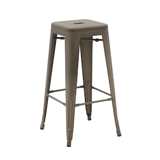 Foto 4 | Foto 4 | Set De 4 Bancos Vintage Tolix Para Barra O Restaurantes 75cm Acabado De La Estructura Galvanizado Color Gris
