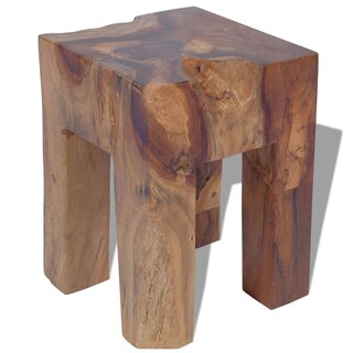 Foto 1 | Foto 1 | Taburete Vidaxl De Madera Maciza De Teca Marrón 30x30x40 Cm - Venta Internacional.