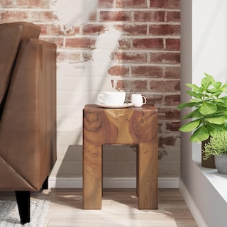 Foto 3 | Foto 3 | Taburete Vidaxl De Madera Maciza De Teca Marrón 30x30x40 Cm - Venta Internacional.