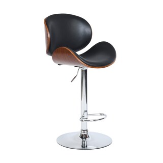 Foto 1 | Foto 1 | Taburete De Bar Furniturer Freeman Negro 51 X 45 X 96-116 Cm