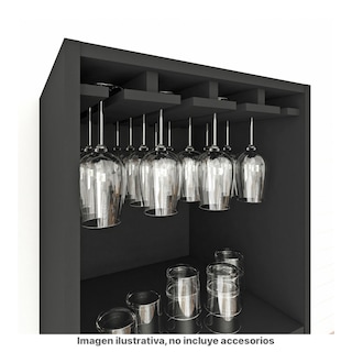 Foto 3 | Foto 3 | Cava Malbec 1 Cajón Playcon 42 x 180 cm Tablero Liso color Negro