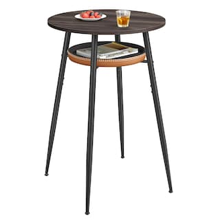 Foto 1 | Foto 1 | Mesa De Bar De La Colección Vasagle Ekho Con Almacenamiento, Color Marrón
