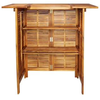 Foto 3 | Foto 3 | Mesa De Bar Vidaxl Outdoor Pub Bistro De Madera Maciza De Acacia - Venta Internacional.