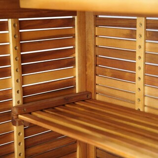 Foto 7 | Foto 7 | Mesa De Bar Vidaxl Outdoor Pub Bistro De Madera Maciza De Acacia - Venta Internacional.