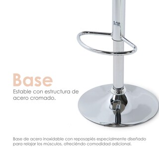 Foto 8 | Foto 8 | Silla de Bar Acolchada Iliosinnova con Respaldo Geométrico Rosa