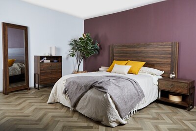 Foto 7 | Foto 7 | Espejo Con Soporte De Pie Con Marco De Madera Industrializada Estílo Rústico Para Decoración