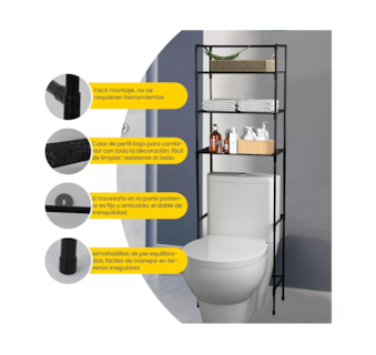 Foto 5 | Foto 5 | Organizador de Baño Belug Negro