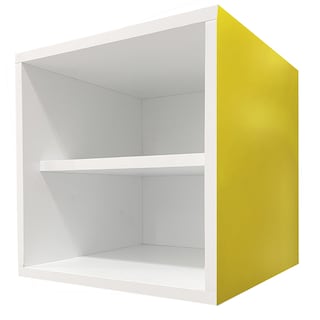 Foto 1 | Foto 1 | Buró Flotante Amarillo para Baño MDF Antihumedad + Bocina Bluetooth