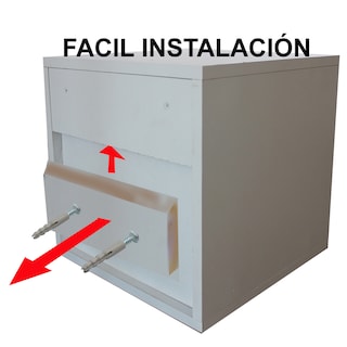 Foto 8 | Foto 8 | Buró Flotante Amarillo para Baño MDF Antihumedad + Bocina Bluetooth