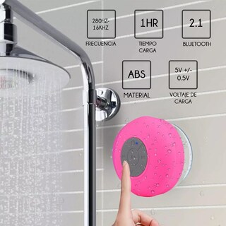 Foto 4 | Foto 4 | Buró Flotante Lila para Baño MDF Antihumedad + Bocina Bluetooth