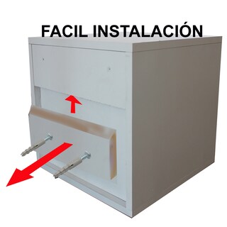 Foto 8 | Foto 8 | Buró Flotante Lila para Baño MDF Antihumedad + Bocina Bluetooth