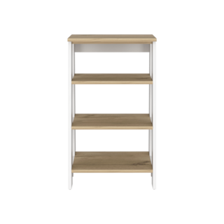 Foto 6 | Foto 6 | Gabinete de Baño Aqua 3 Pequeño Blanco y Café Claro Virtual Muebles