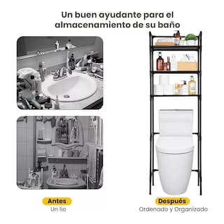 Foto 3 | Foto 3 | Estante para Baño Eo Safe Imports Esi-19221 Negro