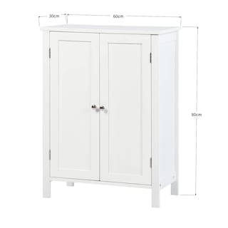 Foto 3 | Foto 3 | Gabinetes Para Baño Furniturer Cuczis Blanco 60 X 30 X 80 Cm