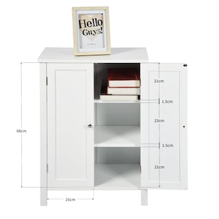 Foto 5 | Foto 5 | Gabinetes Para Baño Furniturer Cuczis Blanco 60 X 30 X 80 Cm