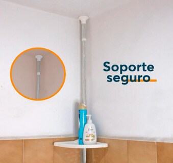 Foto 5 | Foto 5 | Organizador Para Baño Esquinero Archy Regadera Ajustable 1m A 3.2m Muebles Para Baño Resistente Accesorios Para Baño