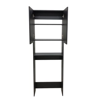 Foto 3 | Foto 3 | Mueble Gabinete de Almacenamiento SWC-180X60 color Negro para Inodoro