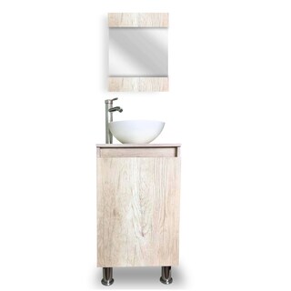 Foto 1 | Foto 1 | Mueble Gabinete GAB-40X40 color Beige para Baño con Ovalin y Monomando