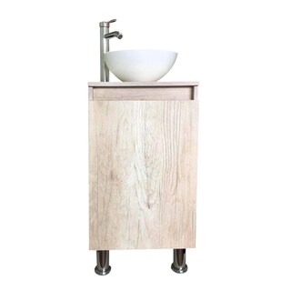 Foto 2 | Foto 2 | Mueble Gabinete GAB-40X40 color Beige para Baño con Ovalin y Monomando