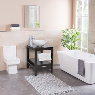 Foto 7 | Foto 7 | Set Mueble Para Baño 3 Piezas Incluye Lavabo Y Espejo, Marca Gravita
