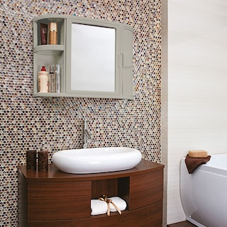 Foto 3 | Foto 3 | Gabinete para Baño Rimax Taupe color Beige con Espejo