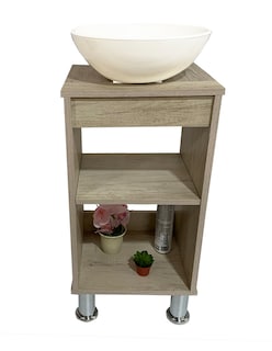Foto 5 | Foto 5 | Gabinete para Baño Pequeño GAB-06-EP Beige sin Ovalín ni Monomando