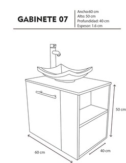 Foto 5 | Foto 5 | Gabinete para Baño Genérica color Marrón con Lavamanos