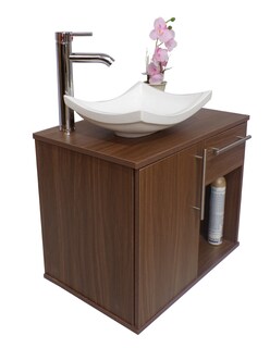 Foto 4 | Foto 4 | Gabinete para Baño Flotante Con Ovalin Blanco y Cajón