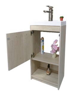 Foto 2 | Foto 2 | Gabinete Para Baño Con Lavamanos Y Monomando