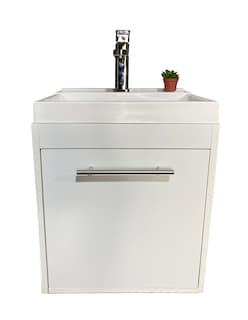 Foto 1 | Foto 1 | Gabinete Flotante Para Baño Con Lavamanos Rectangular Y Monomando