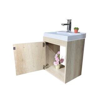 Foto 5 | Foto 5 | Gabinete Flotante Para Baño Con Lavamanos Rectangular Y Monomando