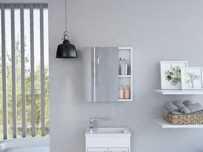 Foto 1 | Foto 1 | Gabinete Para Baño Paralhi Blanco con Puerta Espejo Virtual Muebles