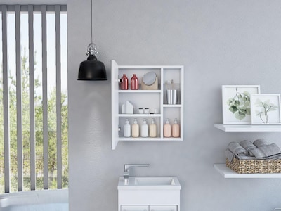 Foto 2 | Foto 2 | Gabinete Para Baño Paralhi Blanco con Puerta Espejo Virtual Muebles