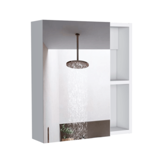 Foto 3 | Foto 3 | Gabinete Para Baño Paralhi Blanco con Puerta Espejo Virtual Muebles