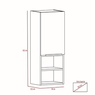 Foto 5 | Foto 5 | Gabinete Para Baño Real Miel y Grafito Virtual Muebles