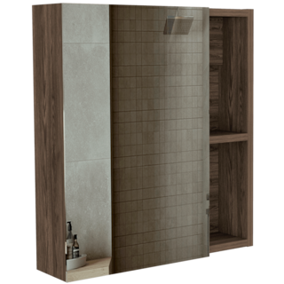 Foto 2 | Foto 2 | Gabinete Para Baño Labell Chocolate con Puerta Espejo Virtual Muebles