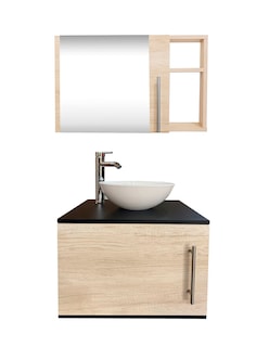 Foto 1 | Foto 1 | Combo de Gabinete para Baño con Ovalin y Monomando + Botiquin con Espejo