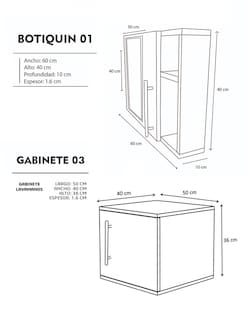 Foto 5 | Foto 5 | Combo de Gabinete para Baño con Ovalin y Monomando + Botiquin con Espejo