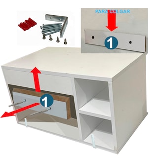 Foto 2 | Foto 2 | Gabinete de Baño Moderno Monomando Ovalin Ensamblado Azul