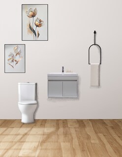 Foto 6 | Foto 6 | Gabinete 13 Flotante para Baño Con Lavabo Y Monomando
