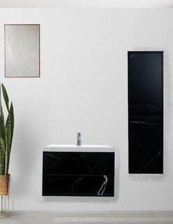 Foto 7 | Foto 7 | Gabinete Multiusos Negro para Baño