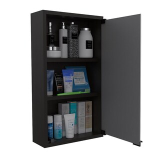 Foto 4 | Foto 4 | Gabinete de Baño Merlo color Wengue Con Espejo Virtual Muebles