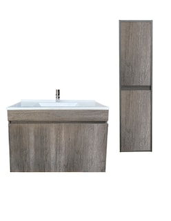 Foto 1 | Foto 1 | Gabinete para Lavamanos con Organizador Gris