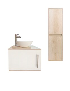 Foto 1 | Foto 1 | Combo de Gabinete para Baño con Ovalin y Monomando + Gabinete Organizador Narineh