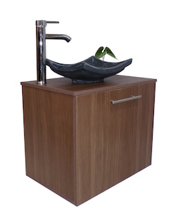 Foto 3 | Foto 3 | Gabinete para Baño con Almacenamiento Marrón 2 Piezas