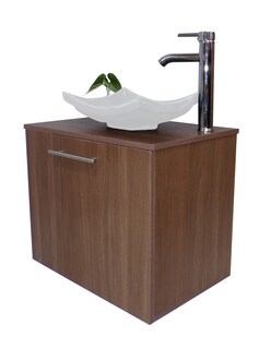 Foto 3 | Foto 3 | Gabinete de Baño + Gabinete de Almacenamiento Marrón 2 Piezas