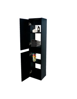 Foto 4 | Foto 4 | Combo Gabinete de Baño con Lavamanos + Gabinete de Almacenamiento Francesco Negro
