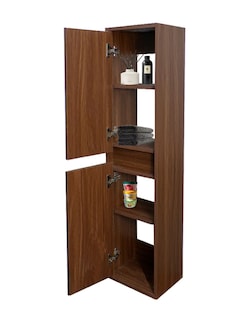 Foto 4 | Foto 4 | Combo de Gabinete para Baño con Lavamanos y Monomando + Gabinete de Almacenamiento Jacquemart Marrón