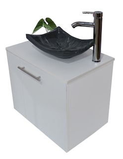 Foto 3 | Foto 3 | Combo Gabinete de Baño con Lavamanos + Gabinete de Almacenamiento Francesco Blanco