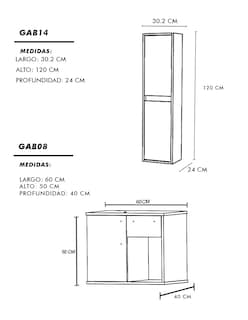 Foto 6 | Foto 6 | Combo de Gabinete para Baño con Lavamanos y Monomando + Gabinete de Almacenamiento Jacquemart Blanco